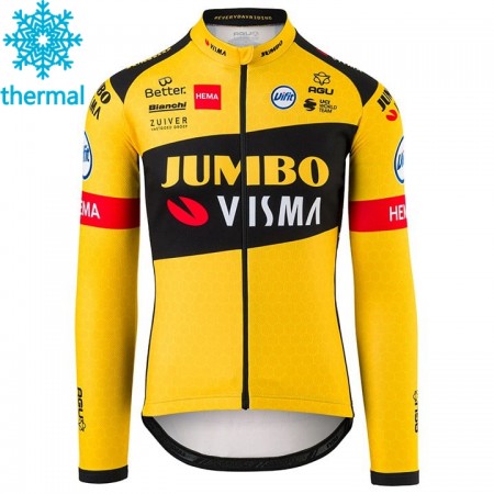 Maillot vélo 2020 Team Jumbo-Visma Hiver Thermal Fleece N001